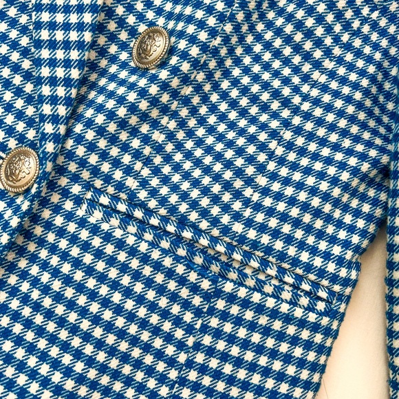 Woman Double Breasted Blazer - Picture 4 of 6